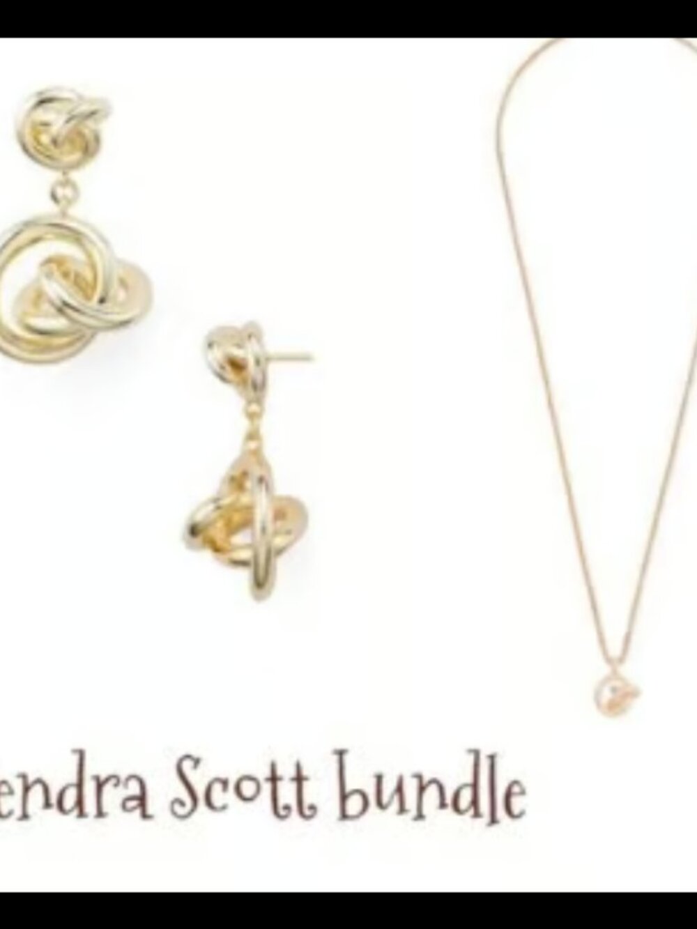 Kendra Scott •Presleigh• set necklace and earrings